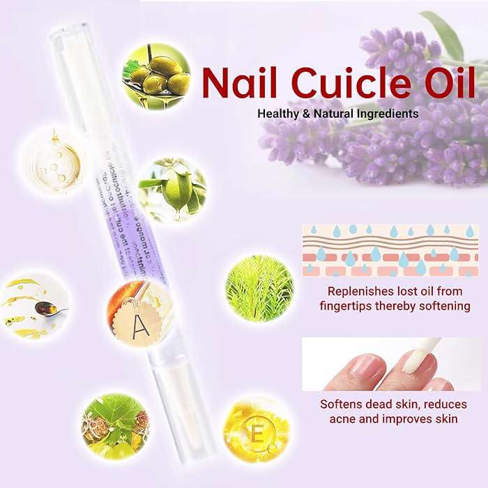 15 PCS Cuticle Oil for Nails, GRUNIL Cuticle Oil Pen for Nail Growth Treatment, Nail Strengthener for Thin Nails and Growth Nail Oil Home Nail Care Kit Pedicure Supplies Manicure Tools - Image 3