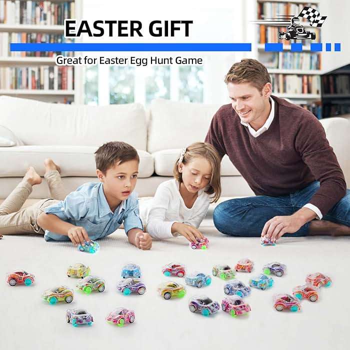 Benzem 50 Pcs Mini Pull Back Cars Set, Pull Back Racing Vehicles for Kids Toddlers, Bulk Toys Party Favors Treasure Box, Classroom Prizes, Pinata Fillers,Goodie Bag Stuffers for Boys Girls - Image 6