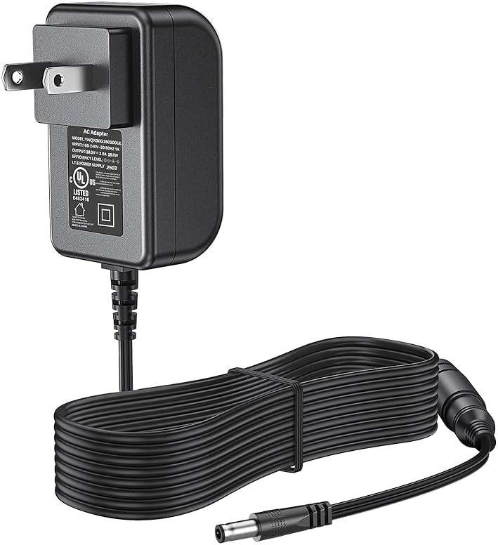 DONYOIE 18V Charger for Hypervolt 2/2 Pro/Go 2 Power Cord for Hyperice 2/2 Pro Massage Gun AC Adapter for Vyper 3/2 / Go DC Adaptor Supply - Image 1