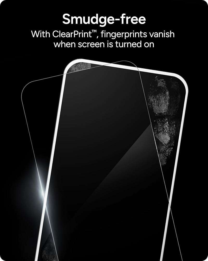 ZAGG InvisibleShield Glass Elite Privacy 360 iPhone 15 Pro Max Screen Protector - 5X Stronger with Reinforced Edges, 4-Way Privacy Filter, Scratch & Smudge-Resistant Surface, Easy to Install - Image 7