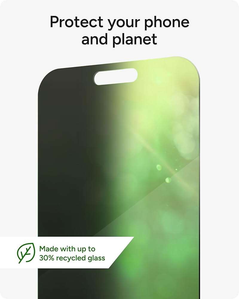 ZAGG InvisibleShield Glass Elite Privacy 360 iPhone 15 Pro Max Screen Protector - 5X Stronger with Reinforced Edges, 4-Way Privacy Filter, Scratch & Smudge-Resistant Surface, Easy to Install - Image 9