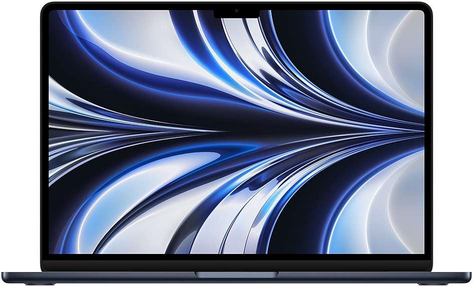 Apple 2022 MacBook Air with Apple M2 Chip (13-inch, 8GB RAM, 256GB SSD Storage) Midnight (Renewed Premium) - Image 1