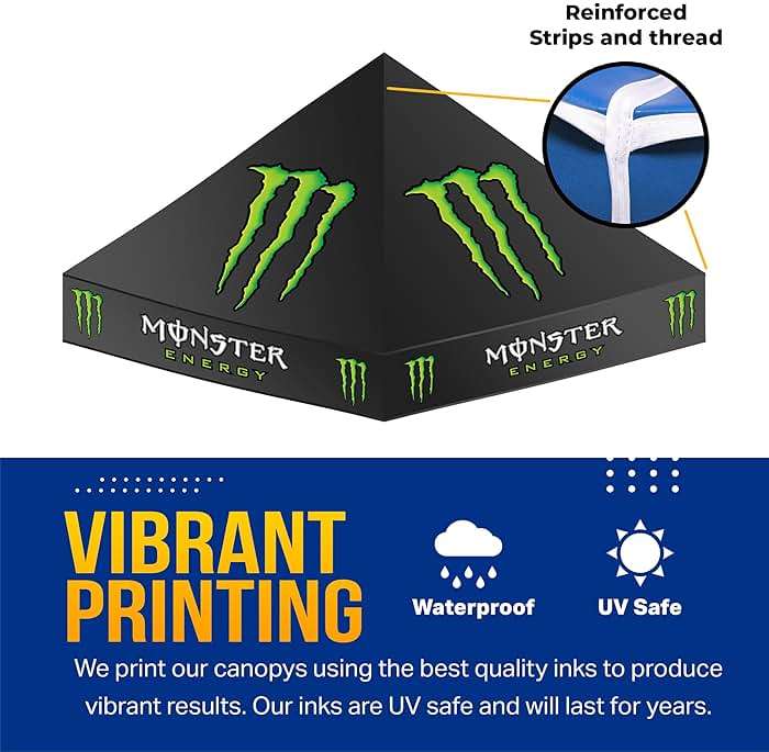 Custom Canopy Tent with Logo - 10x10 10x15 10x20 (Canopy Tent, 10x10) - Image 3