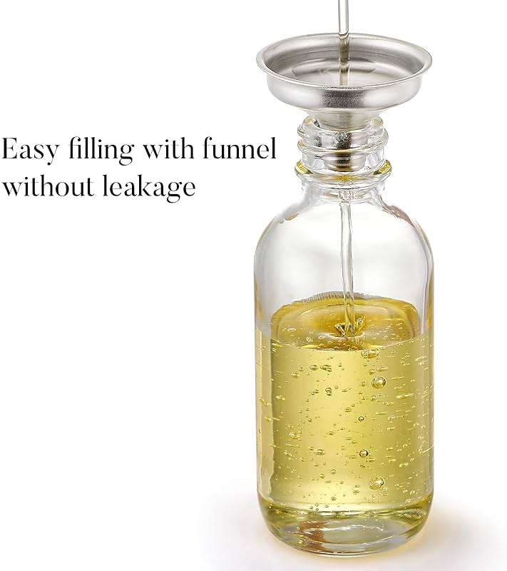 4 Pcs, 2 oz Clear Eye Dropper Bottles with 1 Stainless Steel Funnels & 4 Labels - Black Caps 60ml Thick Glass Tincture Bottles - Leakproof Essential Oils Bottles for Health, Personal Care & Beauty - Image 4