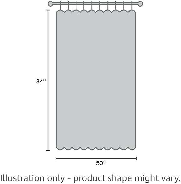 Vision Home Chambray Blue Full Blackout Curtains 84 inch for Bedroom Living Room Darkening Soundproof Window Panels Thermal Insulated Rod Pocket Back Tab Grayish Blue Drapes 2 Panels 50" Wx84 L - Image 2