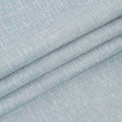 Vision Home Chambray Blue Full Blackout Curtains 84 inch for Bedroom Living Room Darkening Soundproof Window Panels Thermal Insulated Rod Pocket Back Tab Grayish Blue Drapes 2 Panels 50" Wx84 L - Image 10