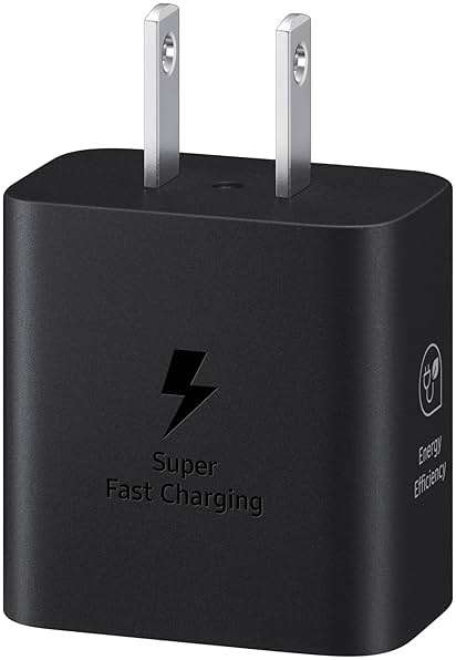 Samsung 25W Wall Charger Power Adapter, Cable Not Included, Super Fast Charging, Compact Design, Energy Efficient, Compatible with Galaxy and USB Type C Devices, Black - Image 3