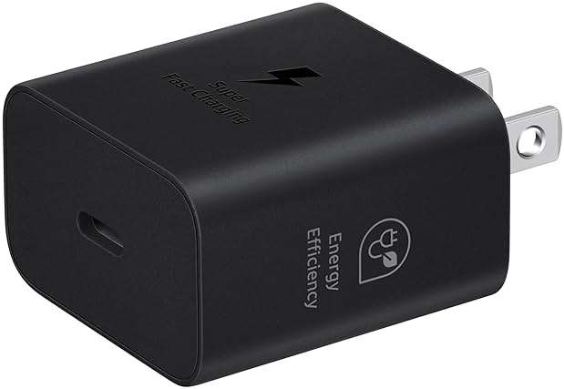 Samsung 25W Wall Charger Power Adapter, Cable Not Included, Super Fast Charging, Compact Design, Energy Efficient, Compatible with Galaxy and USB Type C Devices, Black - Image 5