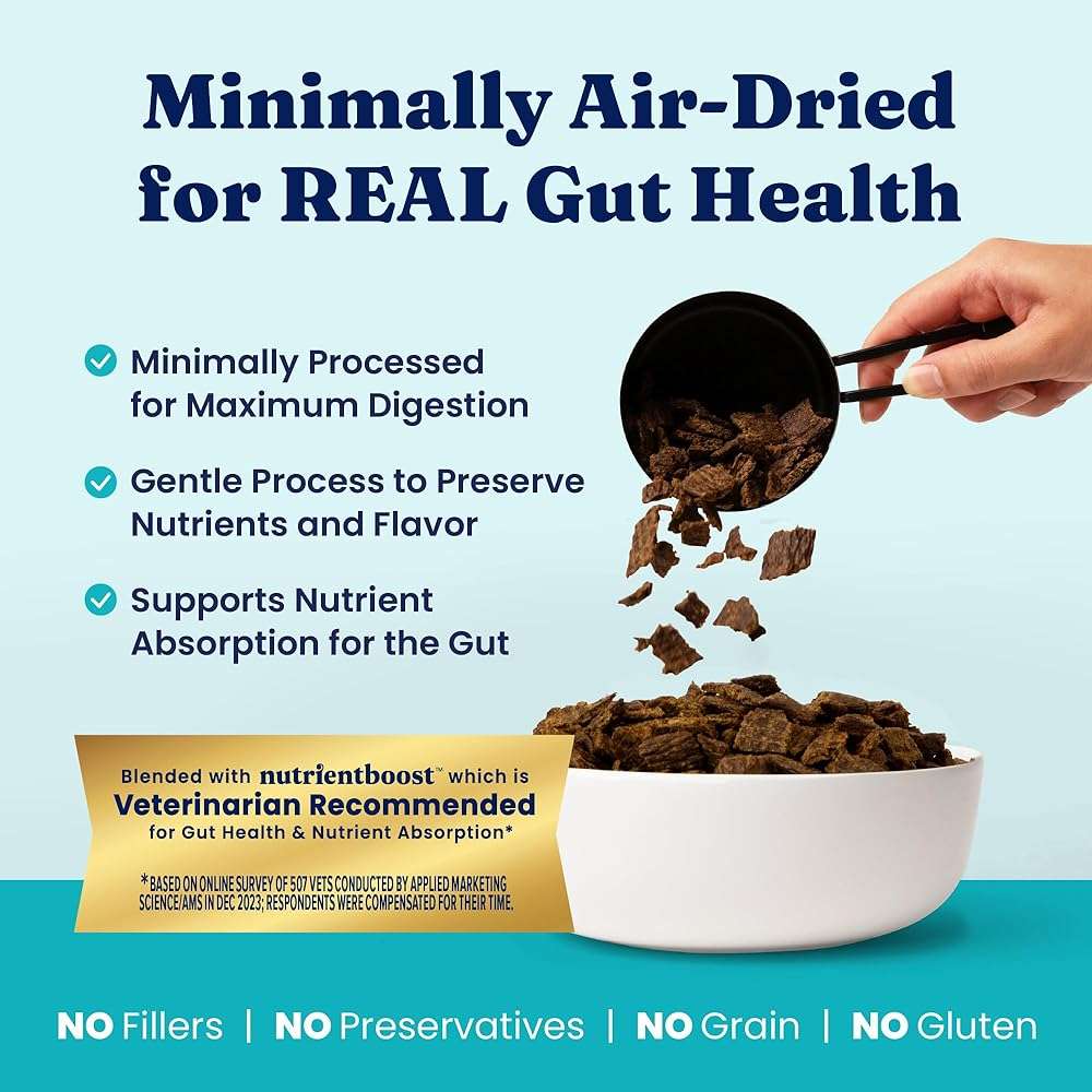 Solid Gold Air Dried Dog Food Toppers for Dry Food - Healthy Dog Treats w/Real Beef & Superfoods - Serve as a Complete Meal, Topper or Treats - Supports Muscle Growth, Immunity & Digestion - 4oz - Image 3