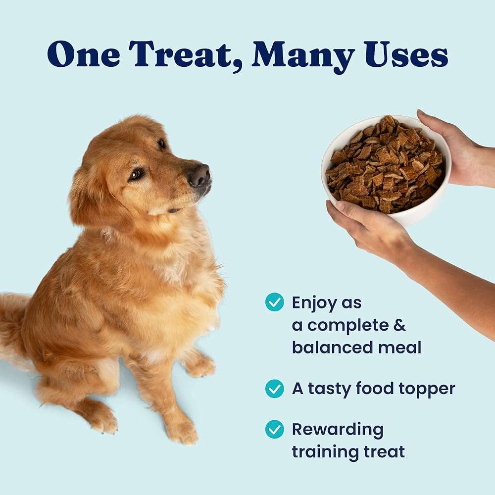 Solid Gold Air Dried Dog Food Toppers for Dry Food - Healthy Dog Treats w/Real Beef & Superfoods - Serve as a Complete Meal, Topper or Treats - Supports Muscle Growth, Immunity & Digestion - 4oz - Image 4