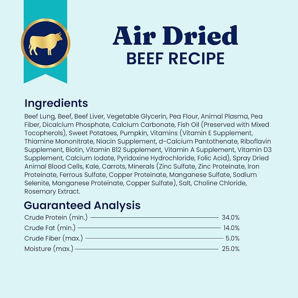 Solid Gold Air Dried Dog Food Toppers for Dry Food - Healthy Dog Treats w/Real Beef & Superfoods - Serve as a Complete Meal, Topper or Treats - Supports Muscle Growth, Immunity & Digestion - 4oz - Image 7