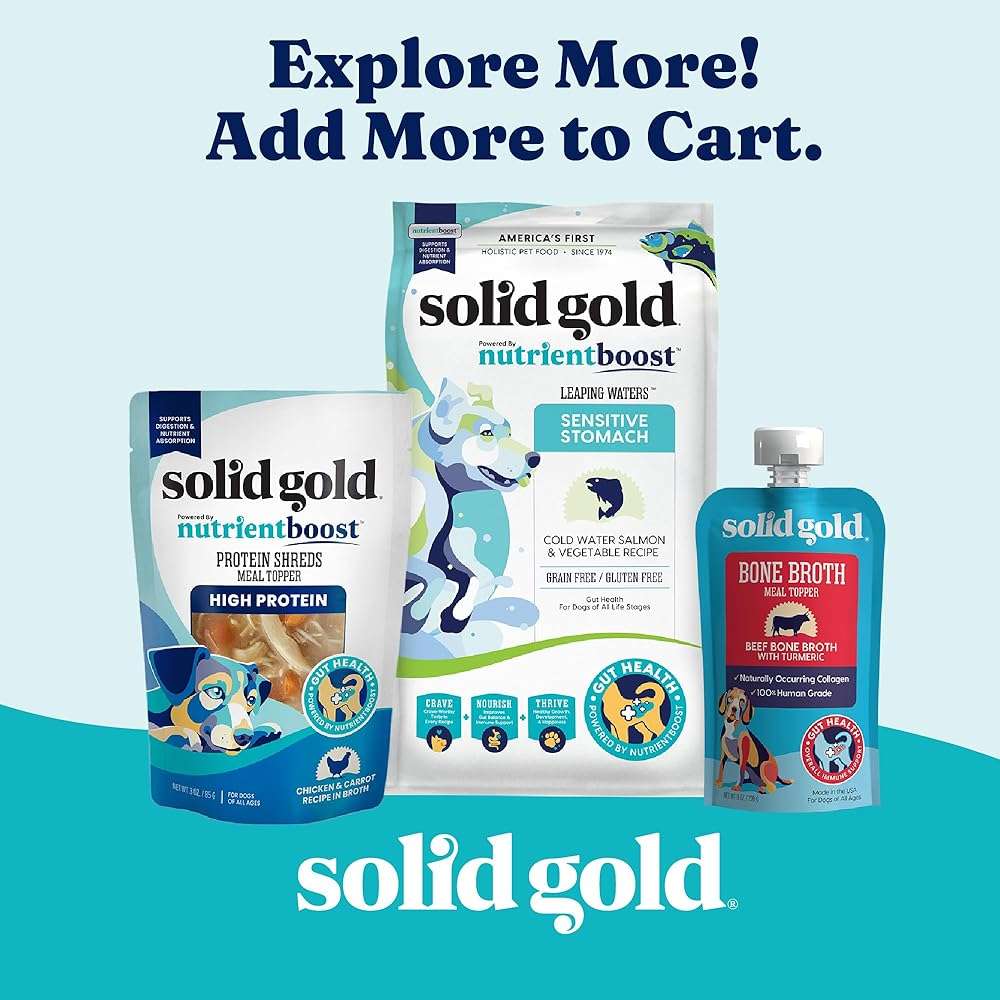 Solid Gold Air Dried Dog Food Toppers for Dry Food - Healthy Dog Treats w/Real Beef & Superfoods - Serve as a Complete Meal, Topper or Treats - Supports Muscle Growth, Immunity & Digestion - 4oz - Image 8