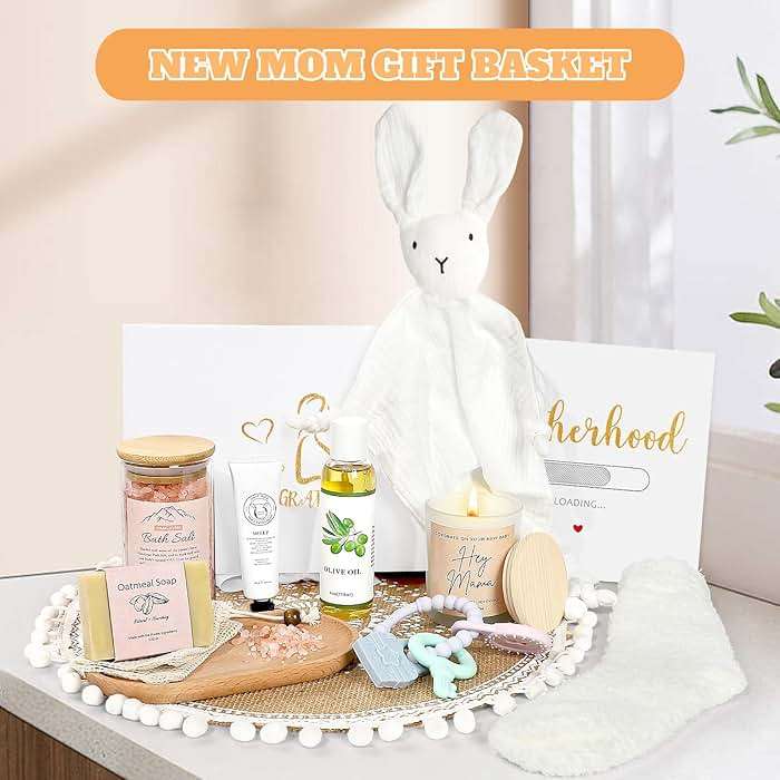 New Mom Gifts, 11PCS New Mom Care Package After Baby, Baby Shower Gifts for Mommy To Be, Gift For Expecting Mother, Pregnancy Gift Basket Essentials, First Time Mothers Day Birthday Gift for Women - Image 2