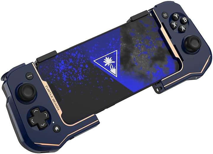 Turtle Beach Atom Mobile Game Controller with Bluetooth for Cloud Gaming on iPhone with Compact Shape, Console Style Controls & Low Latency Bluetooth – Cobalt Blue - Image 4