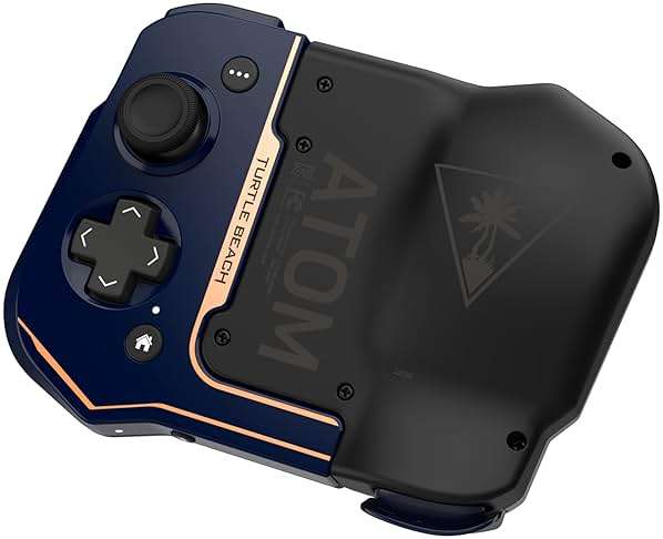 Turtle Beach Atom Mobile Game Controller with Bluetooth for Cloud Gaming on iPhone with Compact Shape, Console Style Controls & Low Latency Bluetooth – Cobalt Blue - Image 6