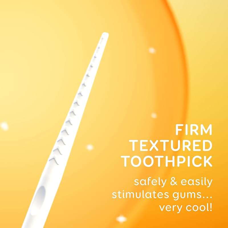 GRIN Softstx, Gentle Dental Picks, 90 Count, Soft Flexible Bristles, Textured Plaque Removing Toothpick, Minty Flavor, for Between Teeth, Refillable Hygienic Case, for Braces, Bridges, and Implants - Image 5