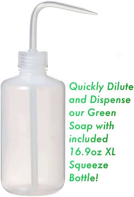 RetroDeco Ultra Concentrated 16.9oz Tincture of Green Tattoo Soap USP: Makes 1.3 Gallons of Green Soap with XL 16.9oz Squeeze Bottle - Image 6