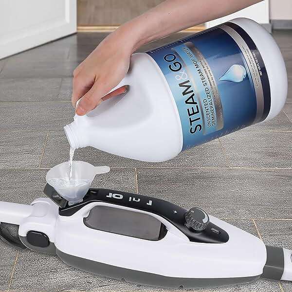 Steam & Go Unscented Demineralized Water for Steam Mop – 128 Fl Oz | Scented Floor Cleaner Solution, Ready-to-Use, Compatible with Any Steam Cleaner - Image 7