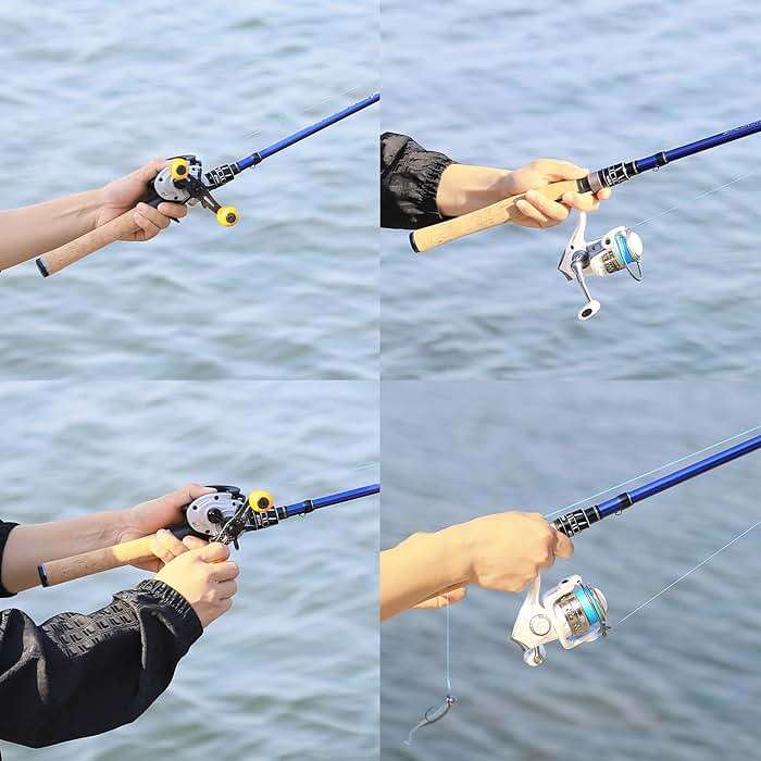 EOW XPEDITE PRO Portable Telescopic Casting and Spinning Fishing Rods, 24T Carbon Blanks & Solid Carbon Tip, Cork Handle, Travel Rod, Short Collapsible Rods - Image 7