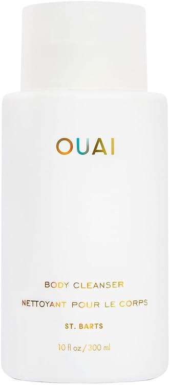 OUAI Body Cleanser, St. Barts - Foaming Body Wash with Jojoba Oil and Rosehip Oil to Hydrate, Nurture, Balance and Soften Skin - Paraben, Phthalate and Sulfate Free Skin Care Products (10 Fl Oz) - Image 1