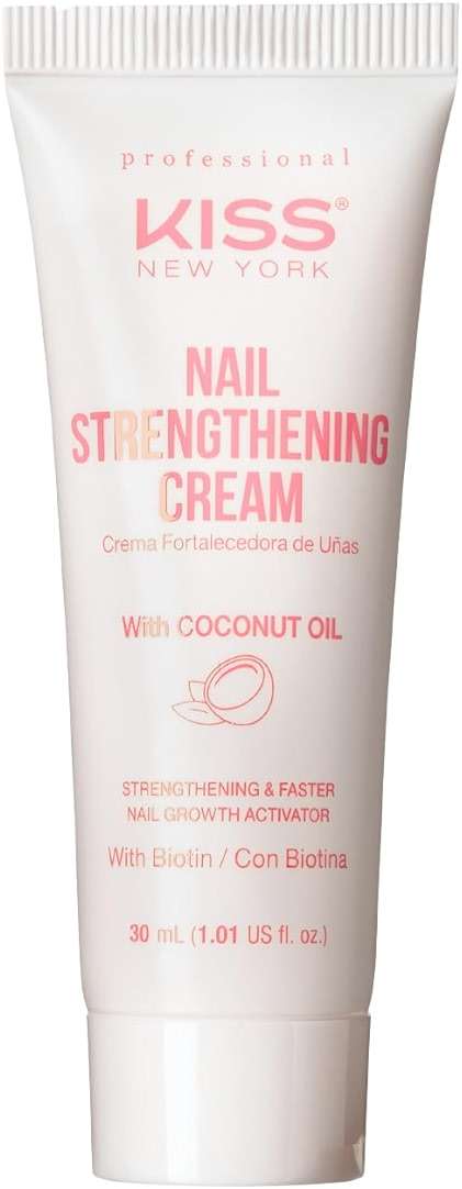 Kiss New York Nail Strengthening Cream with Coconut Oil, Nail Growth & Conditioning Cream Nail Treatment, Made in Korea - Image 4