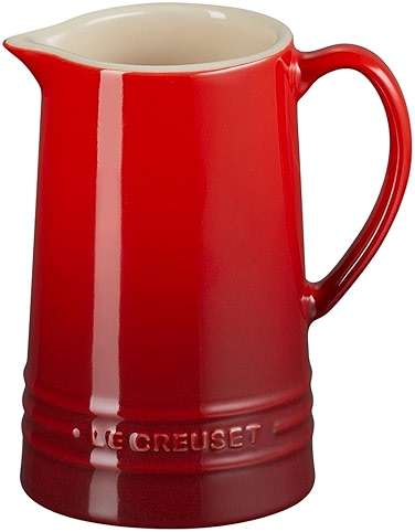 Le Creuset Stoneware Small Pitcher, 10 oz., Cerise - Image 3