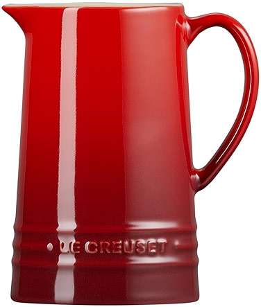 Le Creuset Stoneware Small Pitcher, 10 oz., Cerise - Image 4