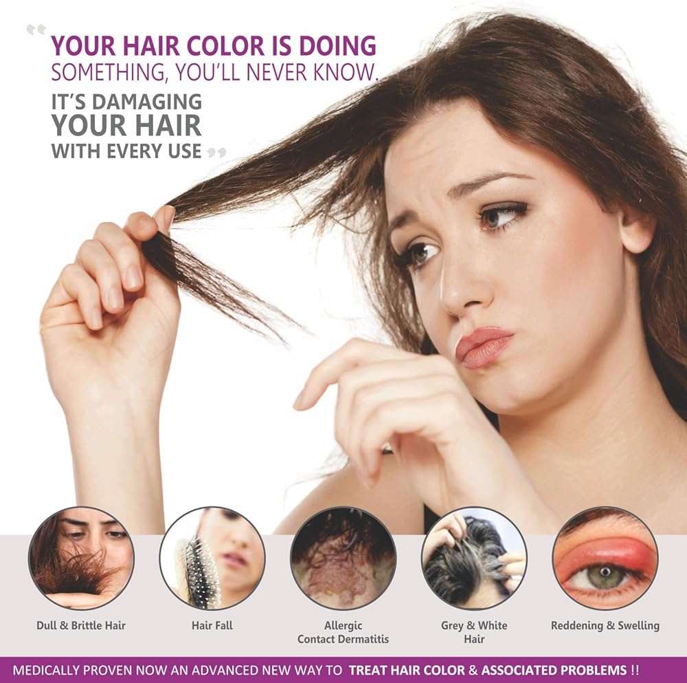 Vegetal Bio Colour - Soft Black 150g | 100% Herbal and Organic Hair Color | Ammonia-Free, PPD-Free | Semi-Permanent Dye for Men and Women | Protects UV and Maintains Luster | Complete Kit Included - Image 5