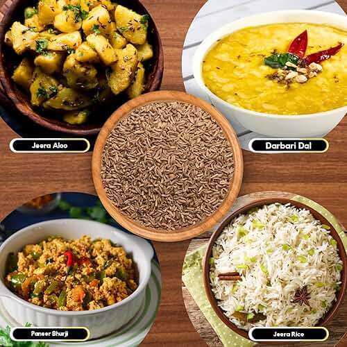 Organic Zing Organic Zing Cumin Seeds - 227 g / 8 oz, Whole Jeera Seeds for Cooking, Curry, Dal, Sabzi, Rice, Snacks & Homemade Spice Mixes - Image 4