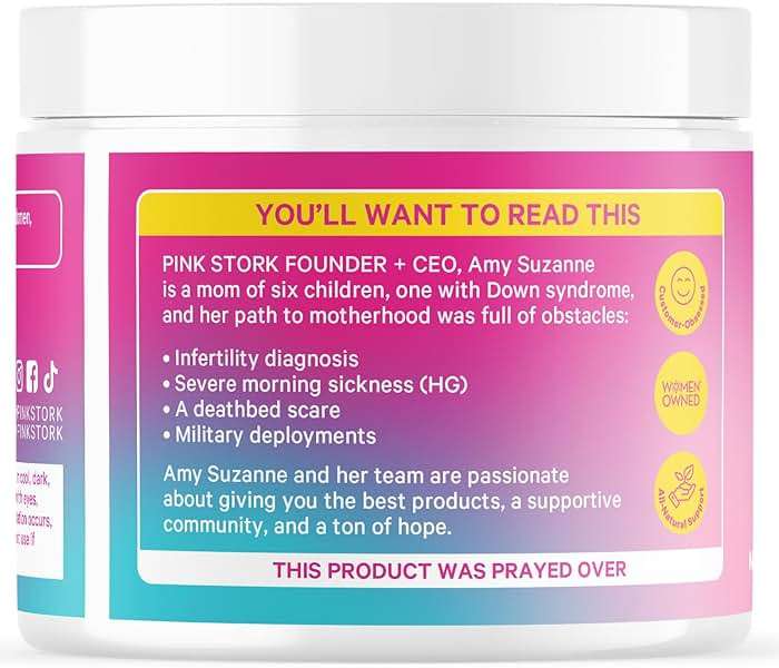 Pink Stork Wild Yam Cream for Hormone Balance | Doctor-Formulated | Topical Alternative to Supplements for Women | PMS, Fertility, Perimenopause, Menopause Support - Unscented, 4 oz, 1 Month Supply - Image 8