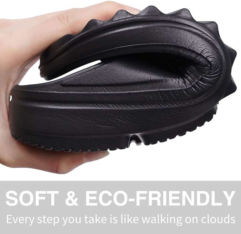 Oudizz Orthopedic Sandals Flip Flops for Women Arch Support Pillow Soft Recovery Thong Sandals Spa Summer Beach Cloud Slides - Image 2