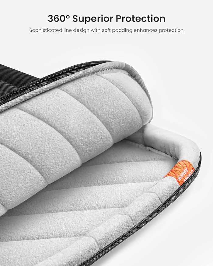 tomtoc 360 Protective Laptop Shoulder Bag for 15-inch 2026 MacBook Air M5 A3448, M4/M3/M2 A3241 A3114 A2941, 15" Dell XPS & Microsoft Surface Laptop 7/6/5, Water-Resistant Laptop Accessory Sleeve Case - Image 4