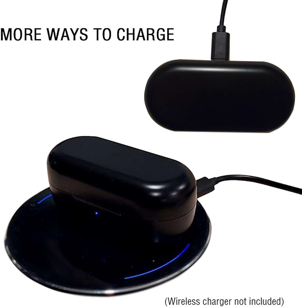 JMDDS USB-C to USB-A Charging Cable for TOZO HT2 HA1 T6 T10 A1 T12 A3 A2 OpenEgo O2 NC2 NC3 NC7 NC9 Earbuds, W1 W3 Wireless Charger, PA2 PA1 PE1 Speaker, All USB C Phone Tablet, Headphone Earbuds - Image 2