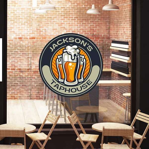 Large Custom Vinyl Decals | 6 to 52 inches | Waterproof | Personalized Stickers for Business Logo - Ideal for Windows, Doors, Walls, Vehicles, Cars, Trucks - Image 2