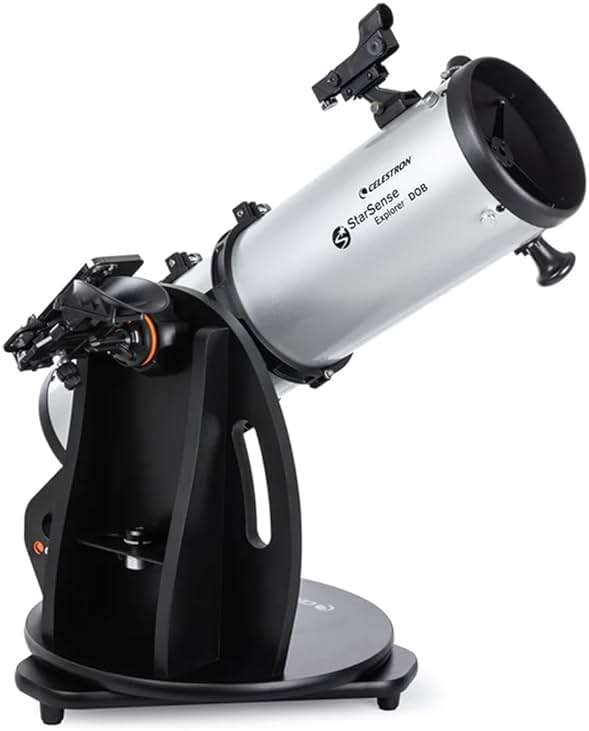 Celestron StarSense Explorer 150AZ App-Enabled Telescope – 150mm Tabletop Dobsonian with Smartphone Dock & StarSense App – iPhone & Android Compatible – Easy-to-Use for Beginners - Image 4