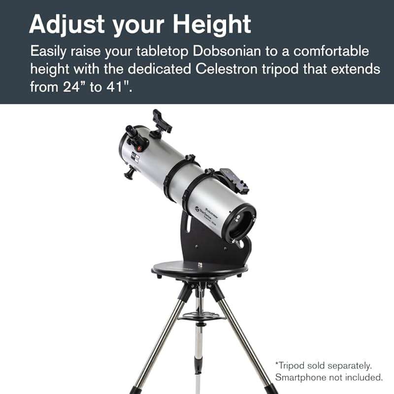 Celestron StarSense Explorer 150AZ App-Enabled Telescope – 150mm Tabletop Dobsonian with Smartphone Dock & StarSense App – iPhone & Android Compatible – Easy-to-Use for Beginners - Image 7