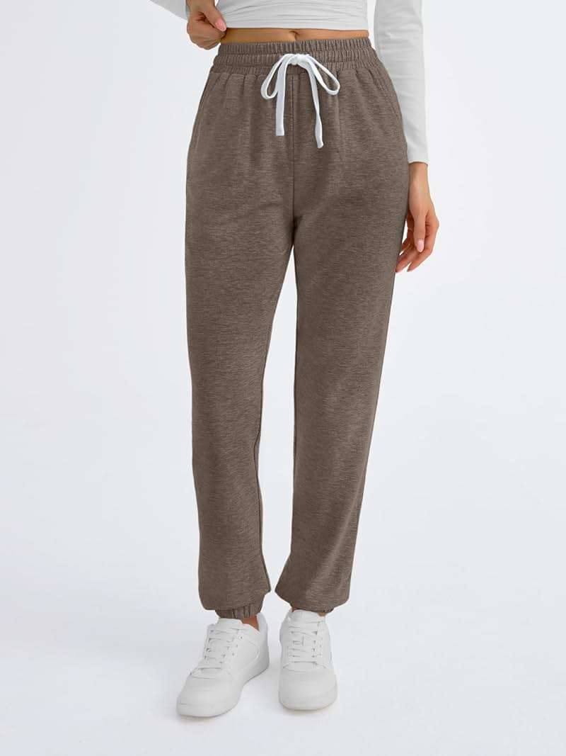 AUTOMET Women's High Waisted Lounge Sweatpants Jogger Pants with Pockets - Image 2