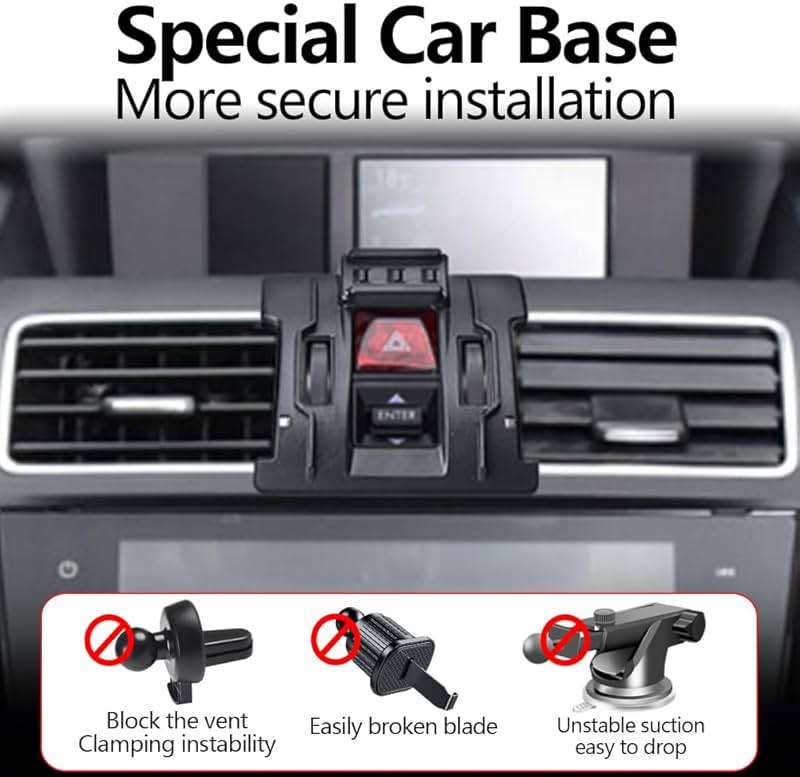 LUNQIN Car Phone Holder Mount for Subaru Forester 2014 2015 2016 2017 2018 Auto Accessories Interior Decoration Mobile Cell Smartphone Bracket - Image 2