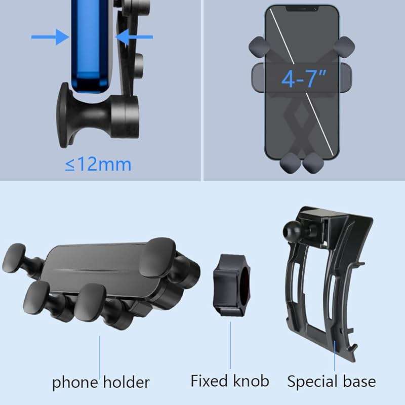 LUNQIN Car Phone Holder Mount for Subaru Forester 2014 2015 2016 2017 2018 Auto Accessories Interior Decoration Mobile Cell Smartphone Bracket - Image 6