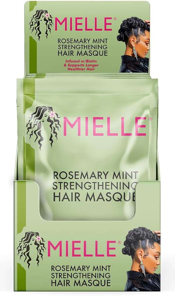 Mielle Rosemary Mint Strengthening Hair Masque w/Biotin 1.75 (Pack of 3) - Image 1