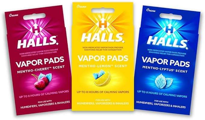 Crane Halls® Scented Vapor Pads, 12 Count Mentho-Lyptus Blue Mint Scent, Vapor Pads for Humidifier, 8 Hours of Soothing Vapor, Use with Humidifiers, Steam Inhalers & Vaporizers, Humidifier Scents - Image 6
