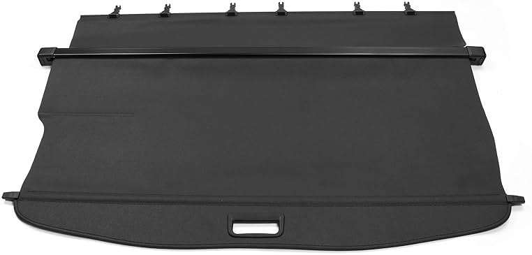 IKON MOTORSPORTS, Cargo Cover Compatible with 2014-2018 Subaru Forester (Only Fit Automatic Rear Gate), PVC & Aluminum Rod Black Security Rear Trunk Cover Security Retractable Shield, 2015 2016 2017 - Image 2