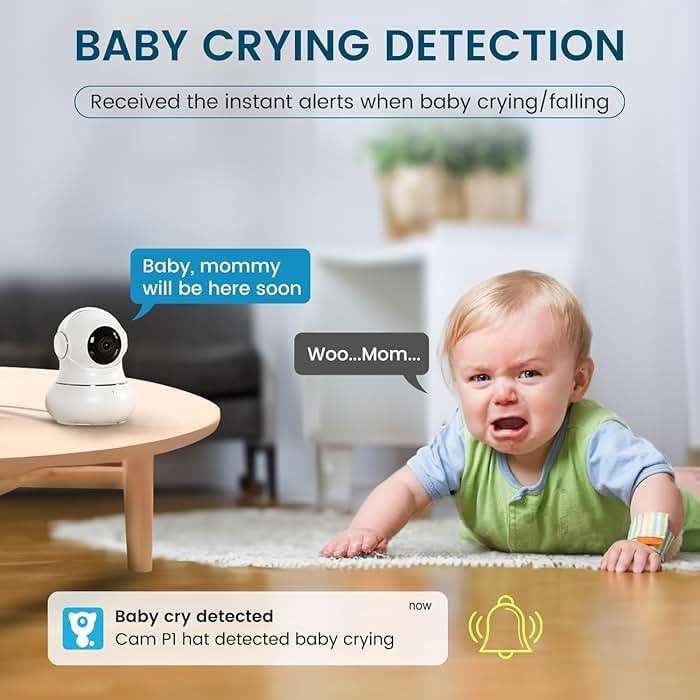litokam 360 Cameras for Home Security 2K, 2 Pack Indoor Security Camera for Baby/Pet/Nanny with Night Vision, 2.4 GHz Smart WiFi Cam with Motion Detection & Two Way Audio - Image 6