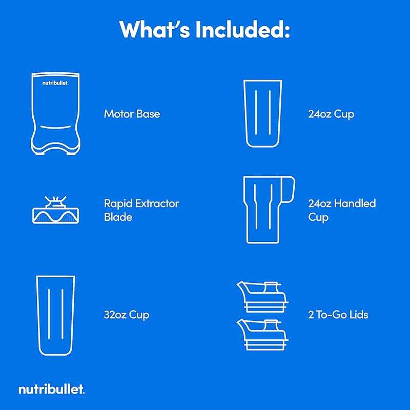 nutribullet® Ultra Personal Blender, 1200W, for Smoothies Shakes & Protein - Quietest Single-Serve Blender with Titanium Coated Blades, 3 BPA-Free Cups (32oz + 24oz), To-Go Lids, Dishwasher Safe, Gray - Image 10