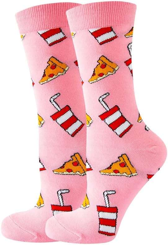 ZXGXLAW Crew Cute Funny Colorful Crazy Cotton Dress Socks for Women Girl New Gifts Ideas - Image 5