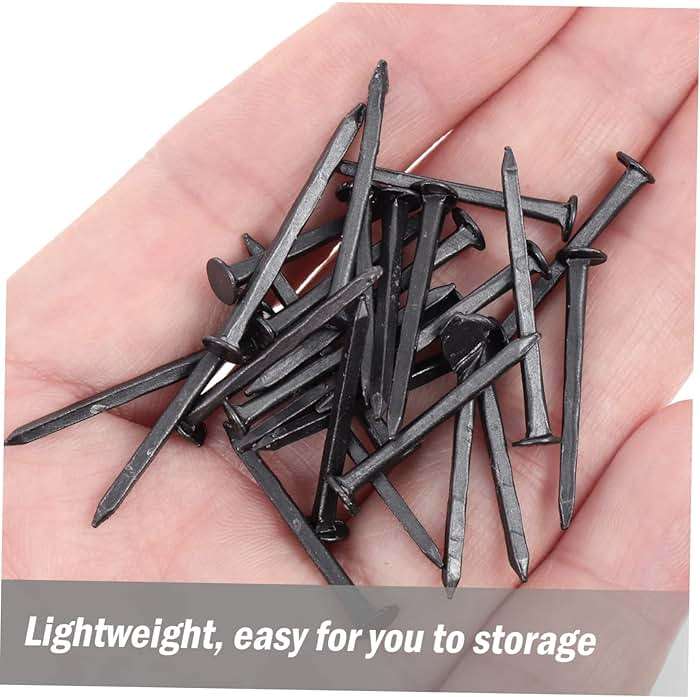 FUNOMOCYA Shoe Nails 130 Pcs Round Head Iron Studs 0.74X0.07 Inch Lightweight Replacement Nails for High Heels Boots DIY Shoe Repair - Image 4
