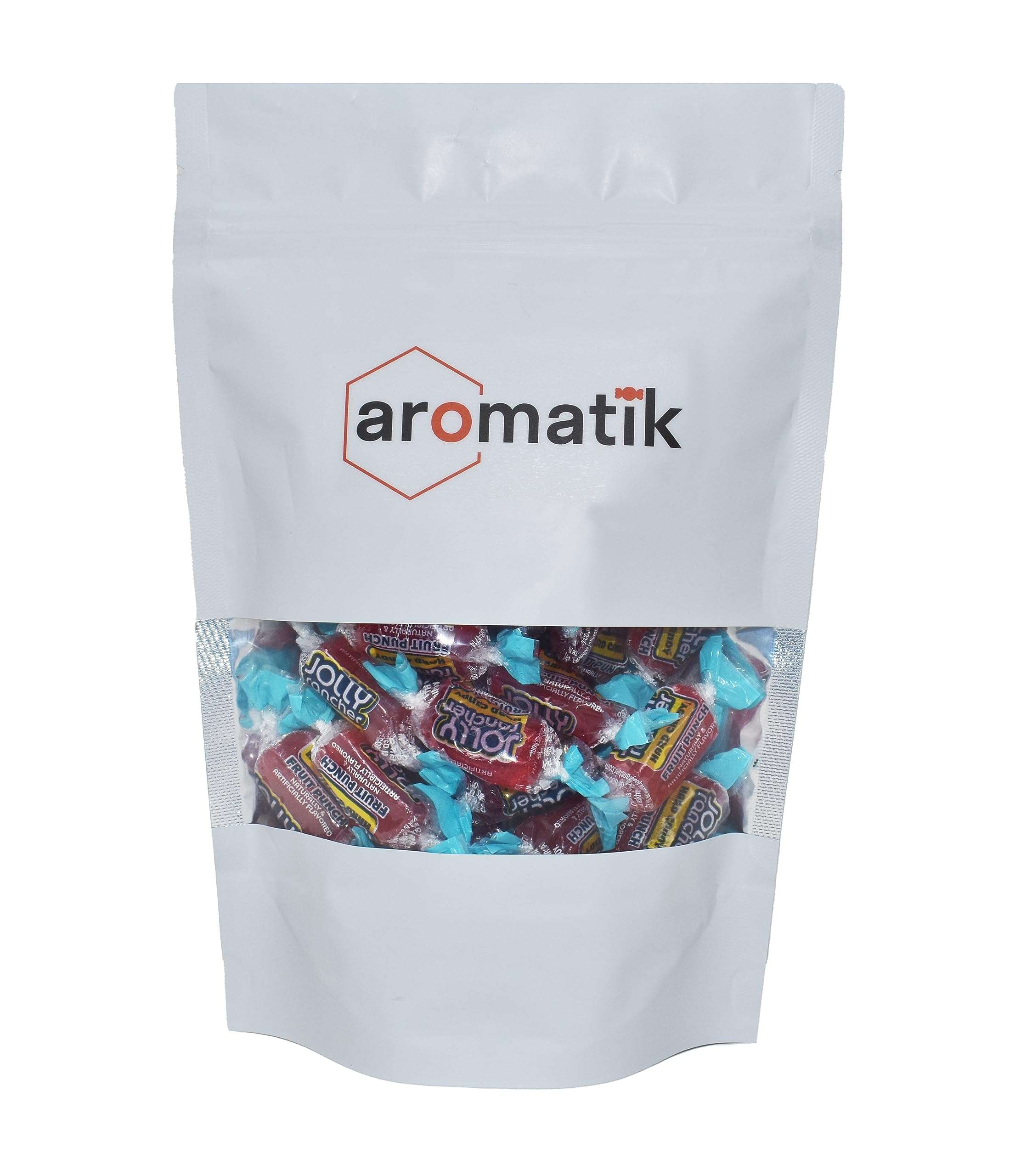 Bulk Candy Jolly Ranchers Hard Candy | 1 lb. Resealable Pouch | Single Flavor | Large Assorted Candy Options | 19 Flavors to choose from | Preserve Jolly Rancher Freshness and Flavor in an Aromatik™ Resealable Bag (Fruit Punch) - Image 1