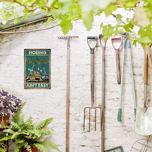 Artlunar Funny Garden Sign Outside Decor - Humorous Gardening Gift for Women Enthusiasts, 12" x 8" (980) - Image 6