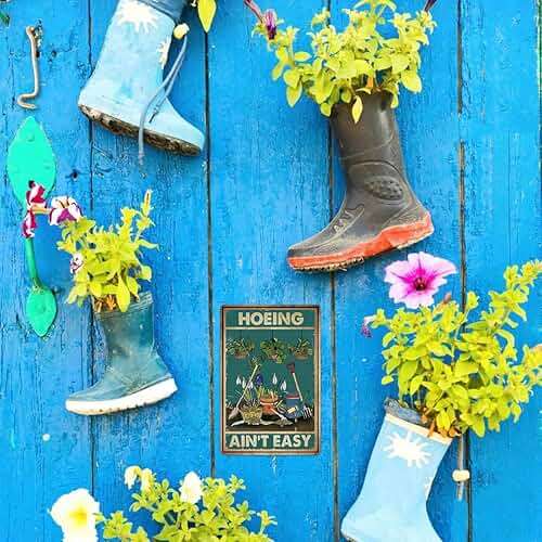 Artlunar Funny Garden Sign Outside Decor - Humorous Gardening Gift for Women Enthusiasts, 12" x 8" (980) - Image 7