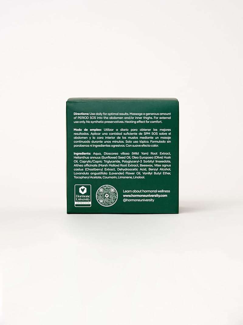 Glow Botanica Period SOS - Wild Yam Cream - Topical Cream for Women - Image 3
